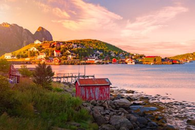 Köy Lofoten Adaları Norveç, Europe