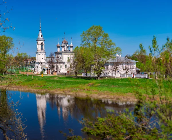 Vologda, Rusya 'daki kilise. Din ve seyahat — Stok fotoğraf