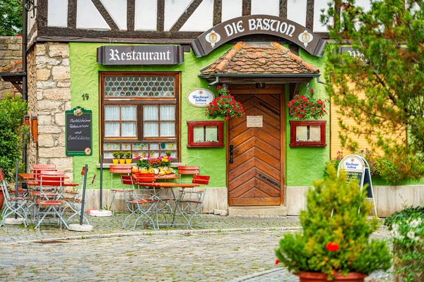 Weikersheim Německo Září 2014 Stará Restaurace Bastion Weikersheimu Bavorsko Německo — Stock fotografie