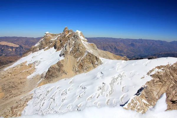 Montanas Del Peru Cordillera Los Andes Cordillera Blanca — Zdjęcie stockowe