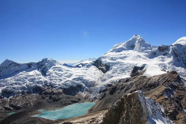 Montanas Del Peru Cordillera Los Andes Cordillera Blanca — Fotografia de Stock