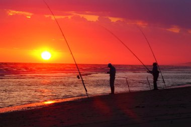 Puesta de sol en la playa de Matalascanas 2