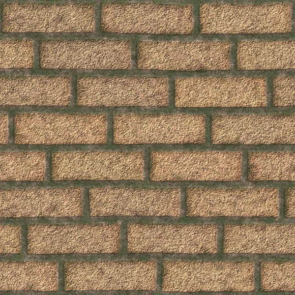 Light Brown Brickwork Texture Seamless Background — Stock Photo, Image