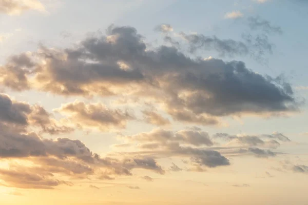 Clouds on sunset sky. This file is cleaned and retouched.