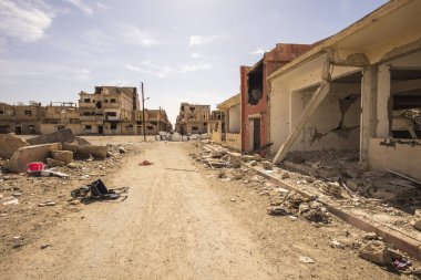Palmyra Suriye yakınlarında kasaba