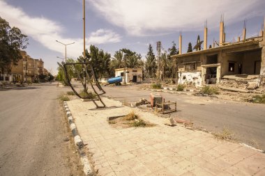Palmyra Suriye yakınlarında kasaba