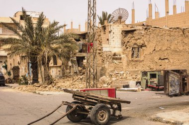 Palmyra Suriye yakınlarında kasaba