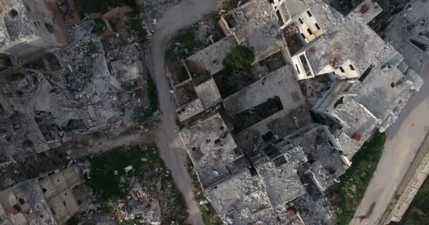 Eine Drohne Gefilmt Über Der Stadt Homs Syrien — Stockvideo