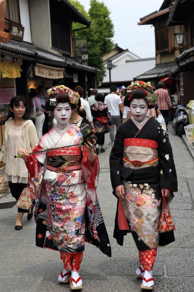 Geishas dans les rues de Kyoto, 3 mai 2016 . Photos De Stock Libres De Droits
