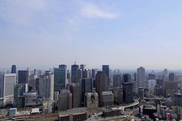 Osaka cityscape gökdelen ile