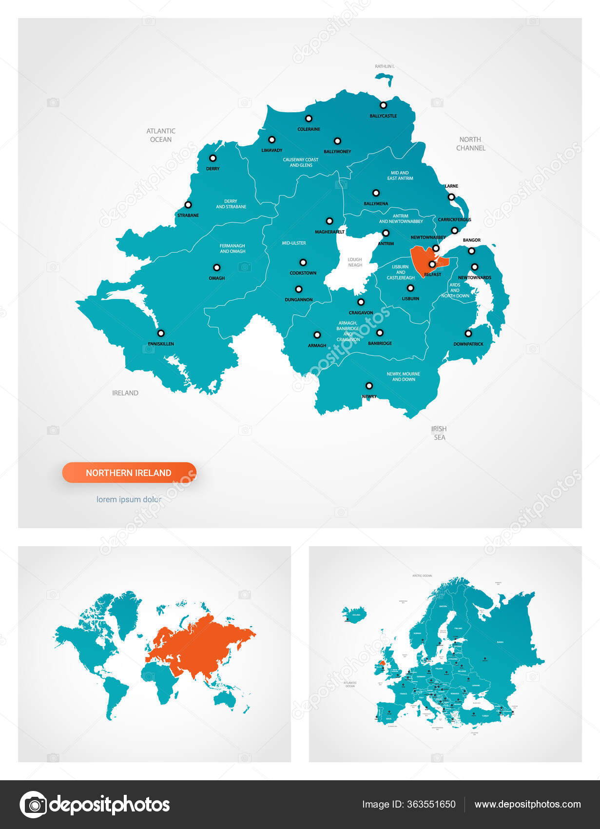 Modelo Editável Mapa Portugal Com Marcas Portugal Mapa Mundial