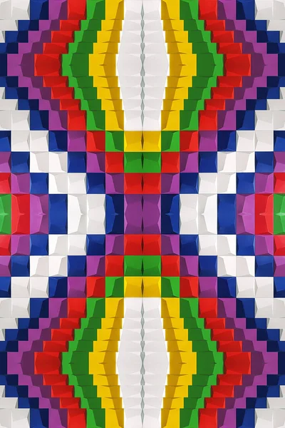 Texture Ceramic Tiles Form Rectangle Convex Surfaces Triangular Shape Bright — Stock Photo, Image