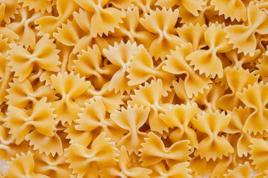 Farfalle pasta backgroung