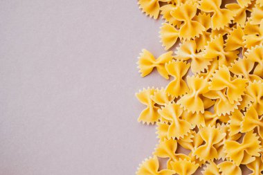 Farfalle pasta backgroung