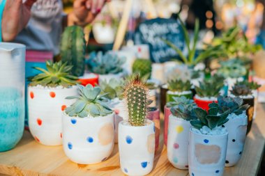 Çiçek pazarı, etli tencere