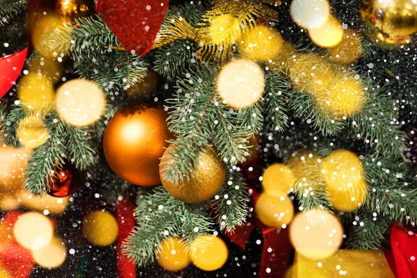 Kerstboom kerstballen — Stockfoto