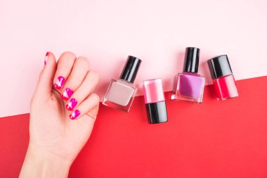 Bright manicure design