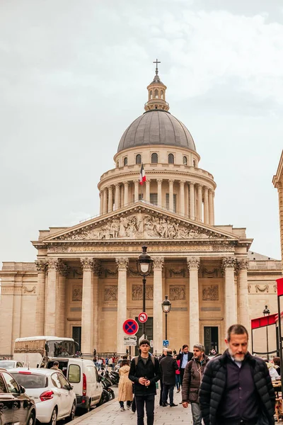 Παρίσι Γαλλία Απριλίου 2019 Κτίριο Pantheon Στη Λατινική Συνοικία Στο — Φωτογραφία Αρχείου