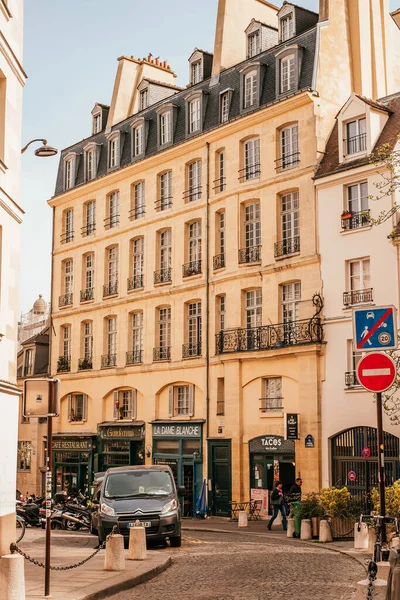 Париж Франція Квітня 2019 Красиві Вулиці Парижа — стокове фото