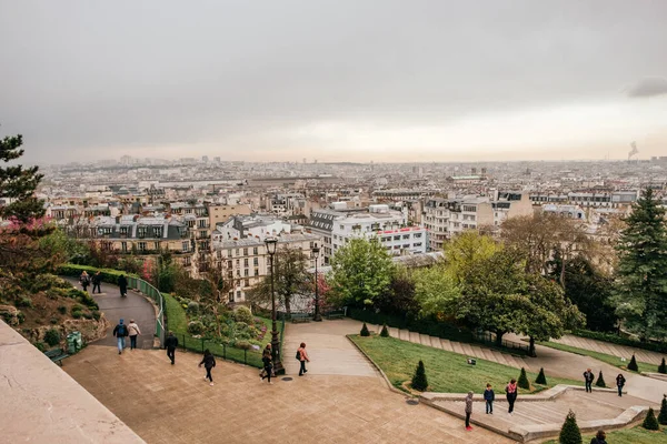 Increíble vista panorámica de París desde Montmartre —  Fotos de Stock