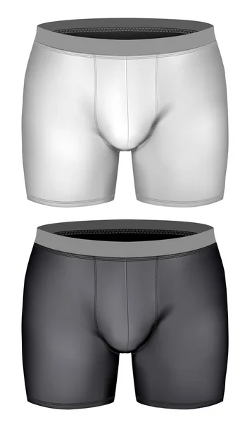 Mannen boxer briefs Rechtenvrije Stockvectors