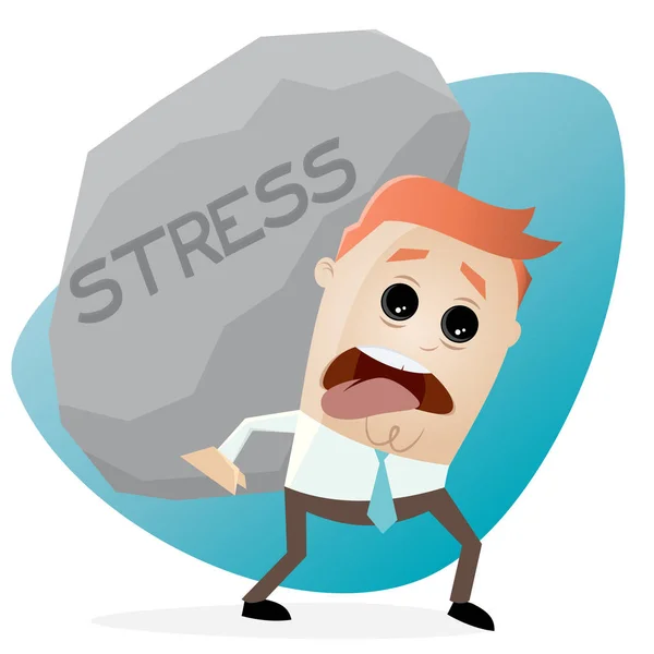 Big stress rock — Stock Vector