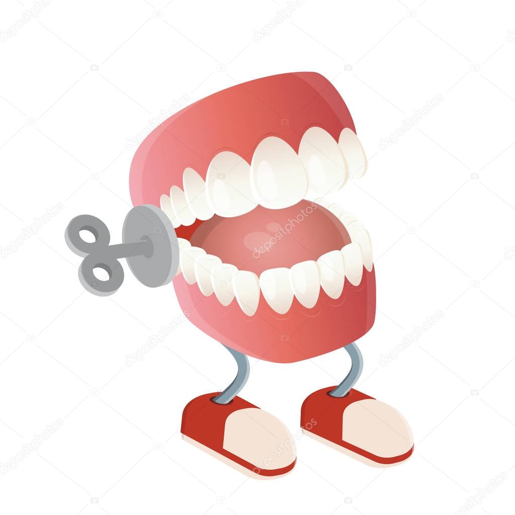 funny chattering teeth toy