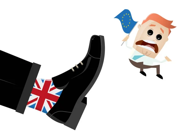 Brexit Grande-Bretagne sortie UE — Image vectorielle