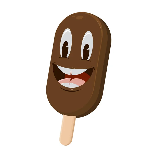 Popsicle Ijs Stick Clipart — Stockvector