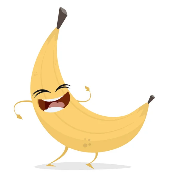 Clip Art Einer Glücklichen Banane — Stockvektor