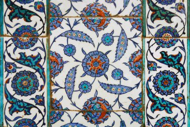 Istanbul, Türkiye, 04 Mayıs 2006: Süleyman türbesi, Türk çini