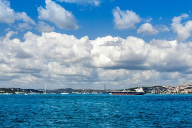 Istanbul, Türkiye, 06 Temmuz 2016: Boğaz'ın gemide.