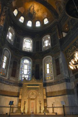 Istanbul, Türkiye, 3 Mart 2007: Ayasofya Sophia iç