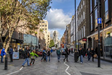 Londra, İngiltere, 30 Ekim 2012: sokak görünümü