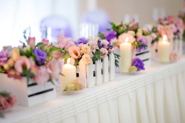 organizasyonu düğün kutlama, dekorasyon ve romantizm