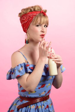 Pin Shoot - yukarı Vintage tarzı giyim