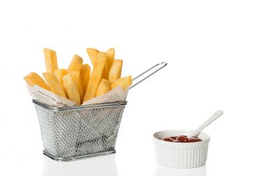 Chips With Tomato Sauce clipart