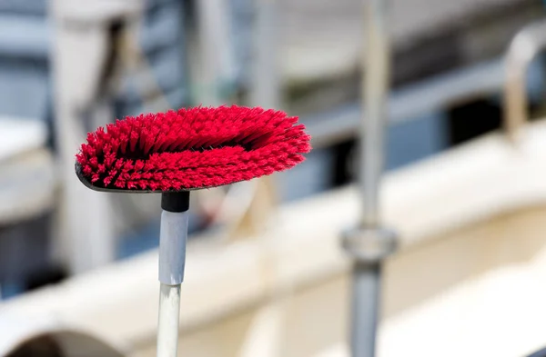 Red Scrubber — Stock Photo, Image