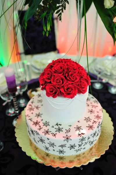Wedding cake with whipped cream. Delicious cake of whipped cream for special event like wedding.