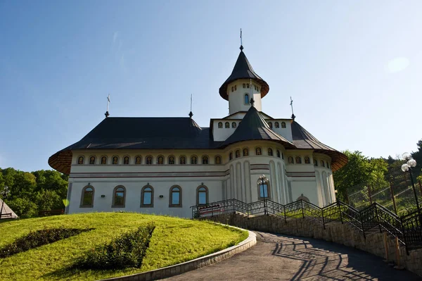 Orthodox Romanian Monastery Pangarati Orthodox Romanian Monastery Heritage Outdoor Architecture — Stock Photo, Image