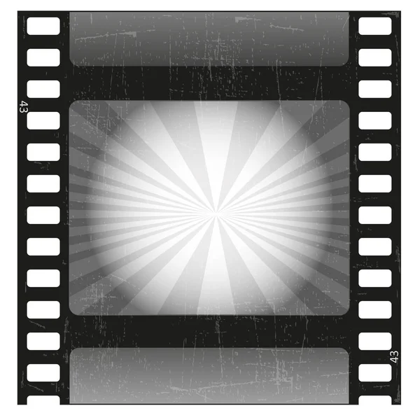 Old film strip — Stock Vector