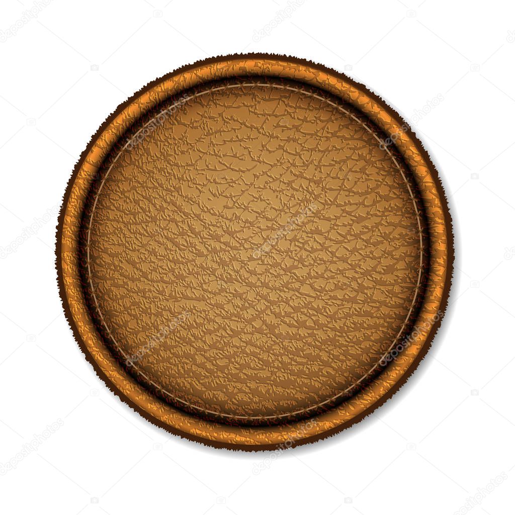     Leather Sign - vector