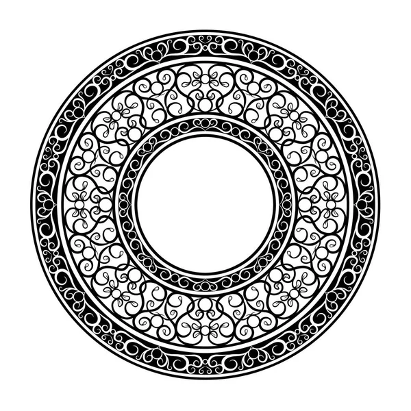 Vetor de ornamento circular — Vetor de Stock