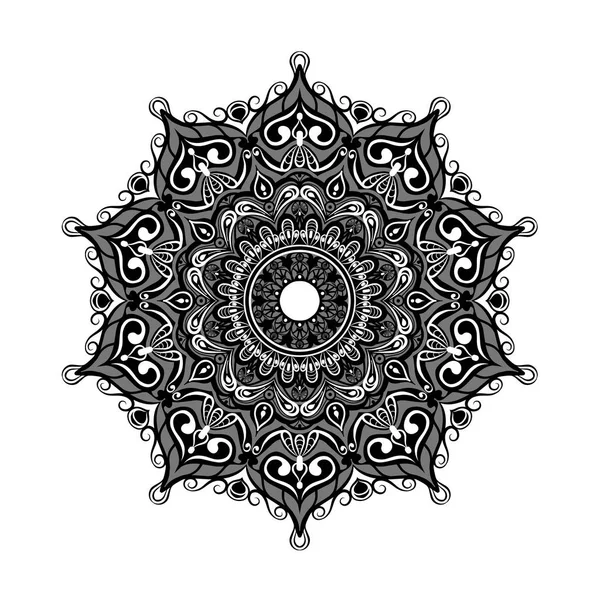 Bloemen Mandala vector — Stockvector