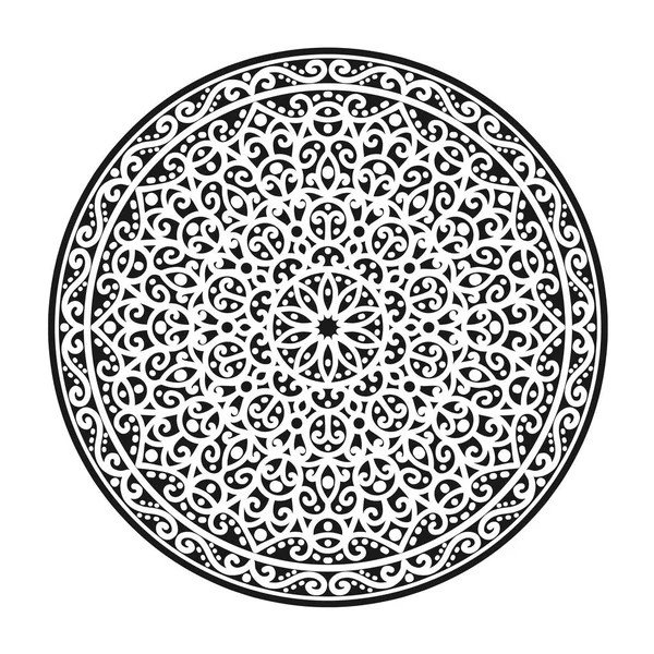 Ornement Asiatique Mandala Vecteur — Image vectorielle