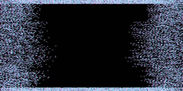 Marco Falla Patrón Falla Vector Resumen Pixel Noise Glitch Video — Archivo Imágenes Vectoriales