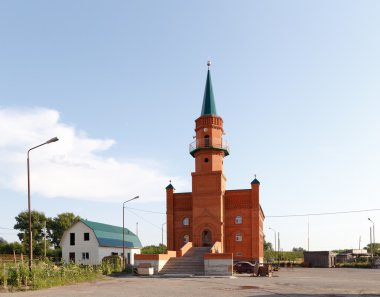 Kurgan, Rusya - 10 Ağustos 2016: Kurgan Katedral camii