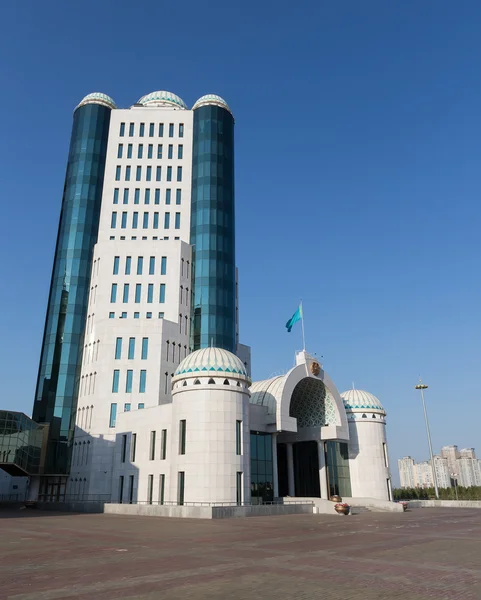 Senate of the Parliament of the Republic of Kazakhstan. Astana, — Stock Photo, Image