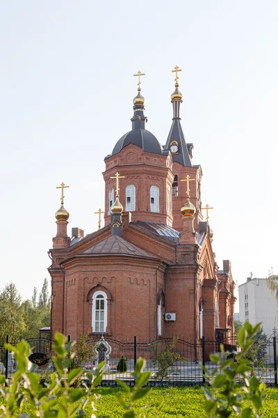Kurgan, Ryssland-10 augusti 2016: Cathedral of St. Alexander Nev — Stockfoto