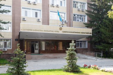 Petropavl, Kazakistan - 11 Ağustos 2016: Kuzey Kazakistan bölgesi